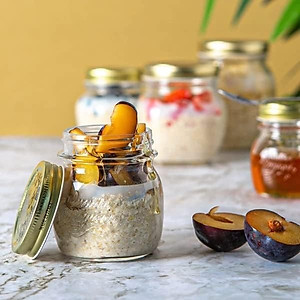 Hũ thủy tinh nắp vặn Bormioli Rocco Quattro 150ml – Đựng sữa chua, chưng yến sào – Hàng cao cấp Ý