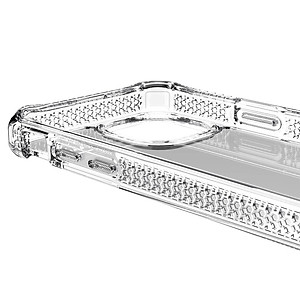 Ốp Lưng dành cho iPhone 13/13 Pro/13 Pro Max ITSKINS Hybrid // Clear Antimicrobial - Hàng Chính Hãng