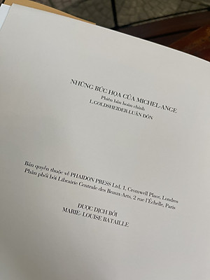 [Artbook khổ lớn in giấy mỹ thuật] CÁC TÁC PHẨM HỘI HỌA MICHEL-ANGE – Ấn bản Phaidon Press - Trường Phương Books – NXB Mỹ Thuật