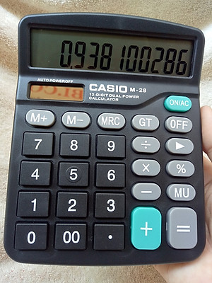 Máy tính cầm tay M28 - Electronic Calculator M28 - Máy tính bỏ túi, thiết bị văn phòng tiện dụng - Hàng chính hãng
