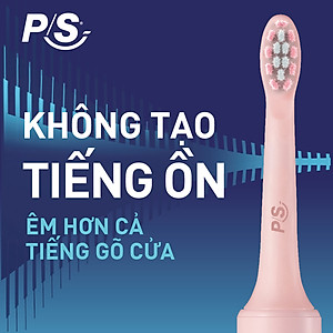 Bộ bàn Chải Điện P/S Sonic Expert Chuyên Gia Sóng Âm - Công Nghệ Sóng Âm, Chải Sạch Mảng Bám Tới 8X - Hồng Pastel