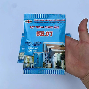 200gr Bột thông tắc cống loại mạnh. Sản phẩm an toàn không độc hại vệ sinh làm sạch đường ống, chậu rửa bát, nhà vệ sinh , lavabo, bồn rửa chén, bồn cầu