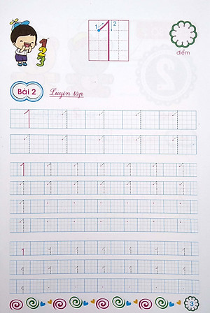 Vở Tập Tô Số - Dành Cho Trẻ Chuẩn Bị Vào Lớp 1