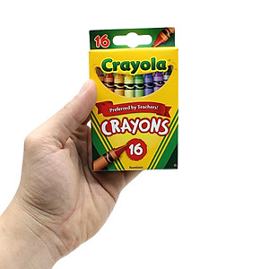 Hộp 16 Bút Sáp Màu Crayon - Crayola 523016