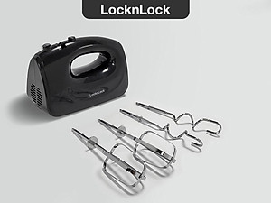 Máy đánh trứng Lock&Lock Hand Mixer EJM501DGRY 250-300W - Hàng chính hãng