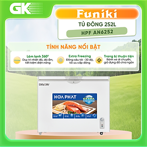Tủ Đông Hòa Phát 252 Lít HPF AN6252 1 cửa - Hàng Chính Hãng (Chỉ Giao HCM)