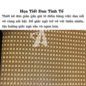 Chiếu điều hòa cao cấp Ánh Sao - Sợi mây tổng hợp + Tặng kèm túi thơm thảo dược - giao mẫu ngẫu nhiên