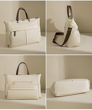 Túi xách nữ công sở dáng ngang cao cấp BEE GEE TN1119