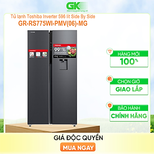 Tủ lạnh Toshiba GR-RS775WI-PMV(06)-MG Inverter 596 lít - Hàng chính hãng ( chỉ giao HCM )