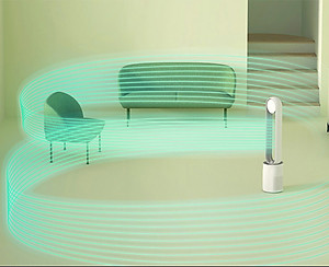 Quạt Không Cánh Xiaomi Keheal A4 Pro Bản Tiếng Việt Diệt Khuẩn UV Kiêm Lọc Không Khí - Hàng Nhập Khẩu