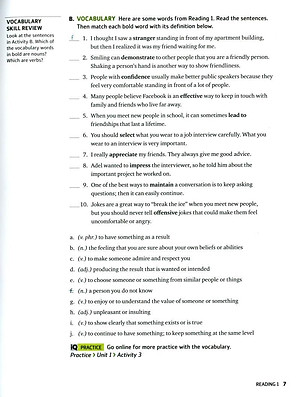 Q: Skills For Success: Level 3: Reading And Writing Student Book With iQ Online Practice - 3rd Edition