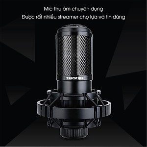 Mic thu âm Takstar PC-K320 [HÀNG CHÍNH HÃNG] - Micro hát karaoke - Mic livestream PC K320 - Mic PC K320 Takstar