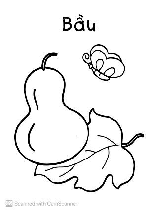 Sách Bé Tập Tô Màu - Rau Củ (Tái Bản)