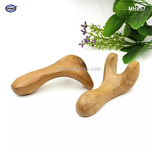 Dụng Cụ Mát xa Gỗ Bách Xanh (MH857) Cổ, vai, mắt, mũi, mặt, kiểu thái - Có mùi thơm dịu - Chăm sóc sức khỏe