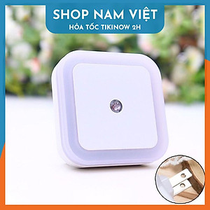 Đèn Ngủ Cảm Biến Ánh Sáng Tự Bật Ban Đêm, Ánh Sáng Dịu, Tiết Kiệm Điện