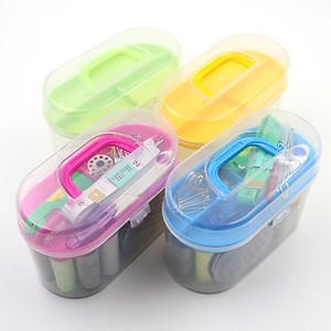 Hộp Kim Chỉ May Vá Quần Áo Xách Tay Mini 55 Món Du Lịch Tiện Lợi Giao Màu Ngẫu Nhiên - Hàng Loại 1 - Chính Hãng MINIIN