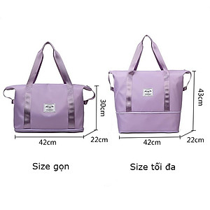 Túi Xách Du Lịch Có Ngăn Để Giày, Tập Gym, Đi Bơi Chống Nước Cao Cấp 2 Tầng , Có Nhiều Ngăn Tiện Dụng - HÀNG CHÍNH HÃNG MINIIN