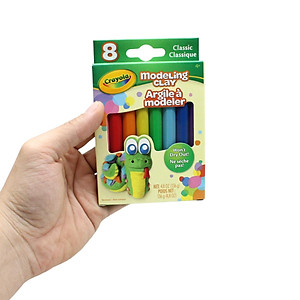 Hộp Đất Sét Tạo Hình 8 Màu Cơ Bản 136g - Crayola 570312