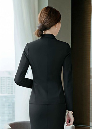 Áo Vest Nữ Hai Nút Cài Titishop ACC127 - Đen