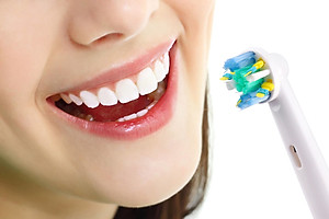 Cho máy Oral B Braun, bộ 4 Đầu Bàn Chải đánh răng điện thay thế MIHOCO EB25-P New Floss Action, đánh tan mảng bám, cao răng, làm sạch vết ố