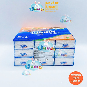 Khăn giấy bỏ túi Tempo Petit hương Gỗ Táo (18 gói)