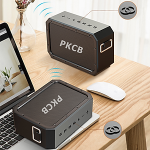 Bộ Loa Bluetooth không dây nghe nhạc, micro bluetooth không dây hát Karaoke cao cấp 120W công suất lớn Super Bass có cổng usb, thẻ nhớ, line 3.5mm pin 15600MAH sạc Type C Chip DSP loa kết nối TWS lên 240W Hàng Chính Hãng PKCB