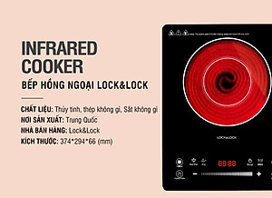 Bếp Hồng Ngoại Lock&Lock EJI421 (2000W) - Hàng Chính Hãng