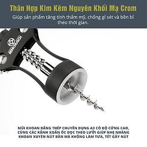 Dụng Cụ Khui Rượu Vang Benchusch - Hàng Chính Hãng