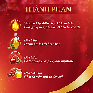 Viên Uống Vitamin E EDK500 Dân Khang Chống Oxy Hóa Dưỡng Da Sáng Khỏe Hộp 30 Viên