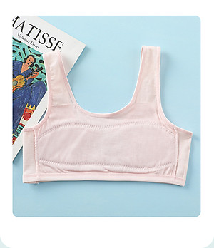 Áo lá học sinh cotton đẹp chất mát xuất Hàn thích hợp cho bé mới lớn dậy - áo lót học sinh cấp 1, 2