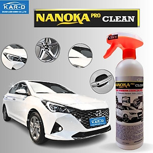 Tẩy ố kính, cặn canxi, ố vảy cá Nanoka Pro Clean 550ml - Technology of USA