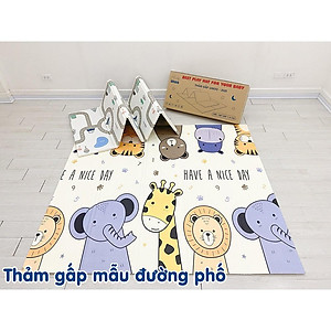 Thảm xốp cho bé Umoo Gấp Gọn Thảm Chơi Cho Bé Trải Sàn