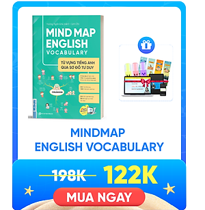 Sách - Combo Mindmap English Grammar và Mindmap English Vocabulary - Học Kèm App Online