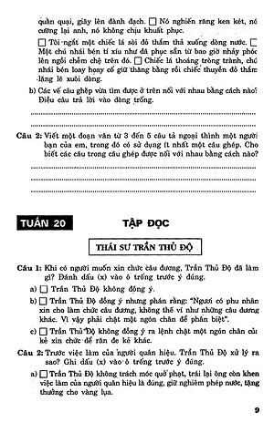 Sách Câu Hỏi Và Bài Tập Trắc Nghiệm Tiếng Việt Lớp 5 Tập 2