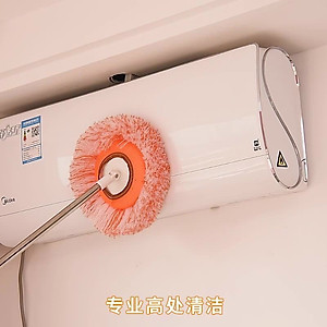 Chổi Quét Trần Nhà Cán Kéo Dài 180Cm ,Cây Lau Trần Nhà Hình Hoa Hướng Dương Xoay 180 Độ Giúp Bạn Làm Sạch Mọi Ngóc Ngách - HÀNG CHÍNH HÃNG MINIIN