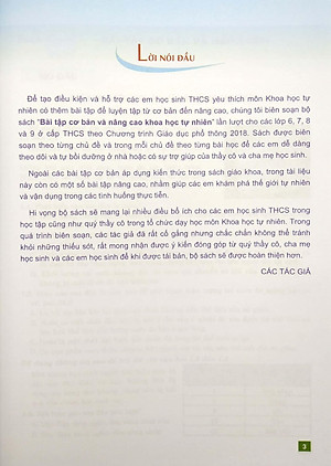 Bài Tập Cơ Bản Và Nâng Cao Khoa Học Tự Nhiên 7