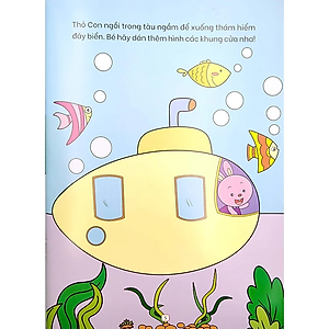 Sách Bóc Dán Thông Minh Vừa Học Vừa Chơi 2-6 Tuổi - Khả Năng Tư Duy