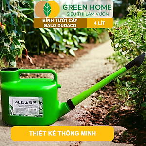 Bình Tưới Cây Vòi Sen GreenHome, Galo Dudaco, 4 Lít, 2 Chế Độ Tưới, Dễ Sử Dụng, Tháo Lắp Dễ Dàng, Độ Bền Cao