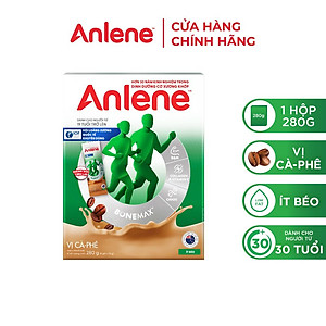 Sữa Bột Anlene vị Cà phê (Hộp giấy 280g)