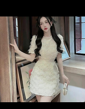 Đầm dự tiệc mặc cưới  -Size M kèm ảnh thật