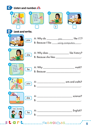 Tiếng Anh 5 i-Learn Smart Start - Workbook (Sách bài tập)