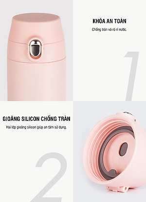 Bình Giữ Nhiệt LocknLock Featherlight One-touch Tumbler LHC3257 500ml