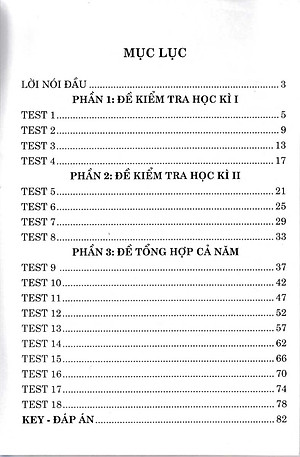 Đề Kiểm Tra Tiếng Anh Lớp 1 (Dùng Chung Cho Các Bộ SGK Hiện Hành) 