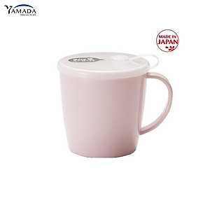 Cốc nhựa Yamada 300ml có nắp mềm đậy hạn chế bụi bẩn lọt vào - nội địa Nhật Bản