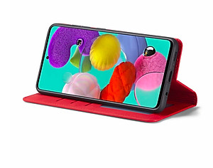 Bao da bò non dạng ví hãng Greencase dành cho Samsung Galaxy A32 4G, A52, A72 - Hàng chính hãng
