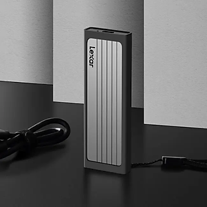 Box SSD di động Lexar E6 LPAE06N-RNBNG M.2 PCIe NMVe | Cổng giao tiếp USB-C | Bảo Hành 12 Tháng - Hàng Chính Hãng