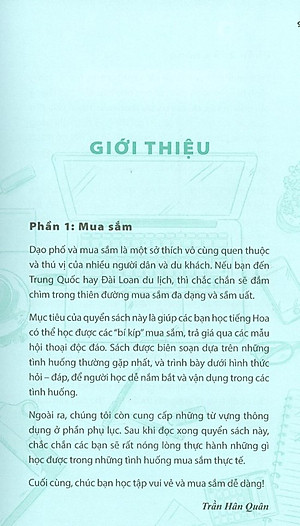 Sách 600 Câu Giao Tiếp Tiếng Hoa - Mua Sắm Và Ăn Uống