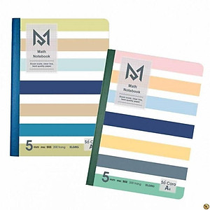 Sổ KLONG Caro A4 Math Notebook may 200 trang; MS 988 