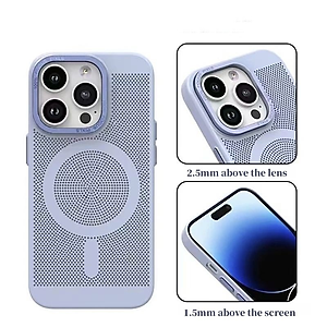 Ốp lưng tản nhiệt từ tính cho iPhone 12 / 13 / 14 Pro / 14 Pro Max hỗ trợ sạc Maqsafe & tản nhiệt hiệu Likgus Cooling Case - chống sốc cực tốt, chất liệu cao cấp, siêu tản nhiệt - hàng nhập khẩu