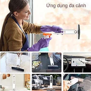 Cây Lau Bàn Bếp Tự Vắt Thông Minh Mini 25cm, Bọt Biển Siêu Thấm Hút Đa Năng, Gập Gọn